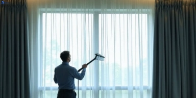 Commercial curtain stain removal service burnley-vic hotels offices restaurants